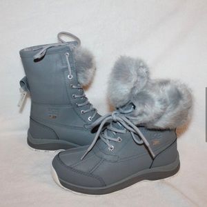 UGG Adirondack Leather Fluff Waterproof Boots